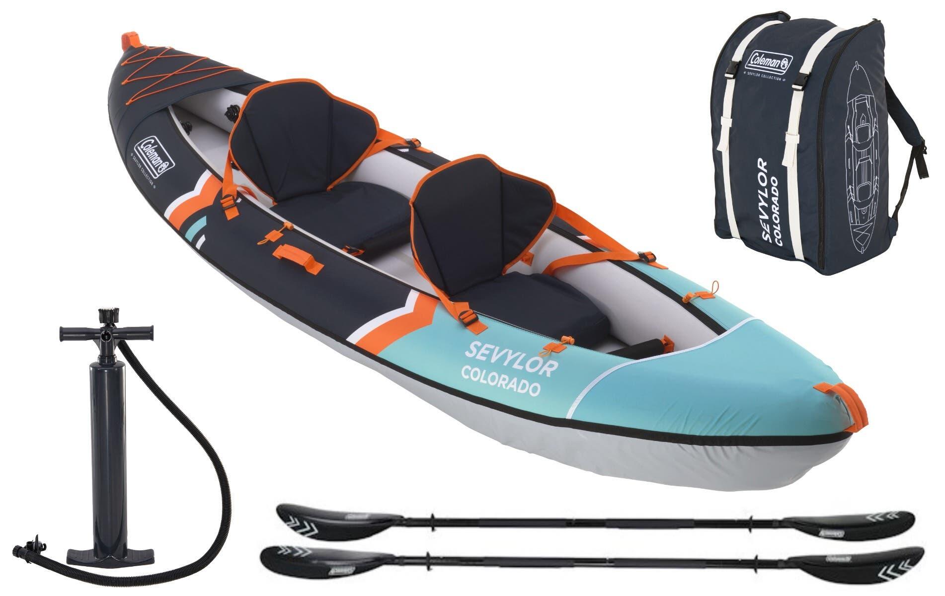 SEVYLOR Sevylor Colorado 2P Kit Inflatable 2-Person Kayak with Drop-Stitch Seats