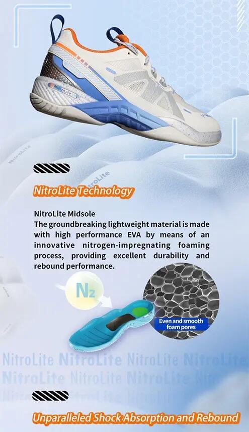 Schoenen - indoor - heren - s82 iii - licht - wit/goud 5/7