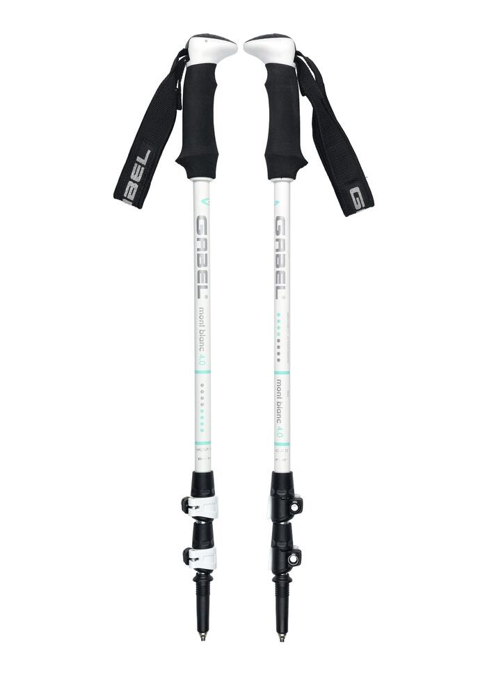 Kije trekkingowe damskie Gabel Mont Blanc F.L. 4.0 Lady - white