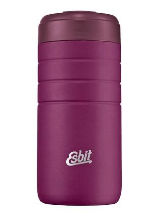 Kubek termiczny Esbit Majoris Thermo Mug Flip Top 450ml - aubergine