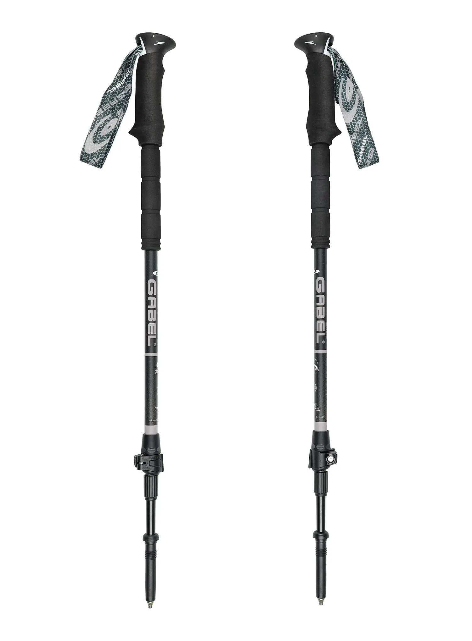 Bastoni da trekking Gabel Escape Carbon XT Tour AI - nero 2/7