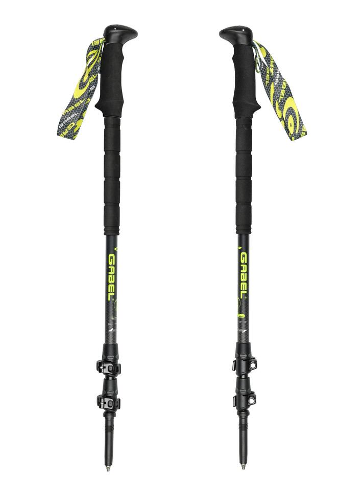 Kije karbonowe Gabel Mutigrip Carbon FL EF - black