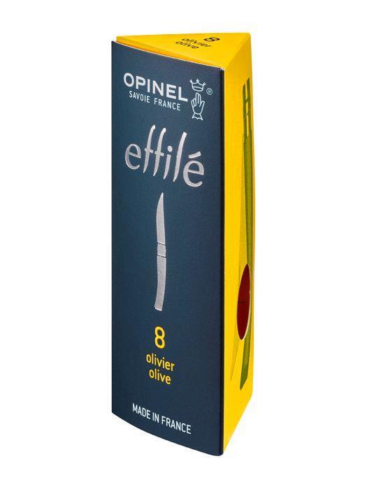 Nóż składany Opinel Slim Olive Mirror Blade No.08 5/5
