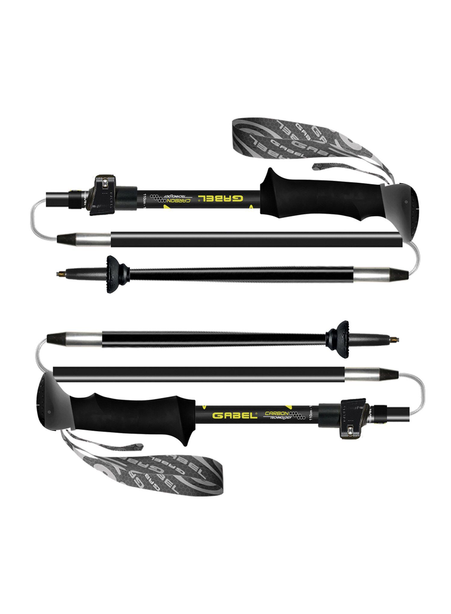 Bastón de trekking XTR CARBON EF (1 PAR) Gabel negro 4/7