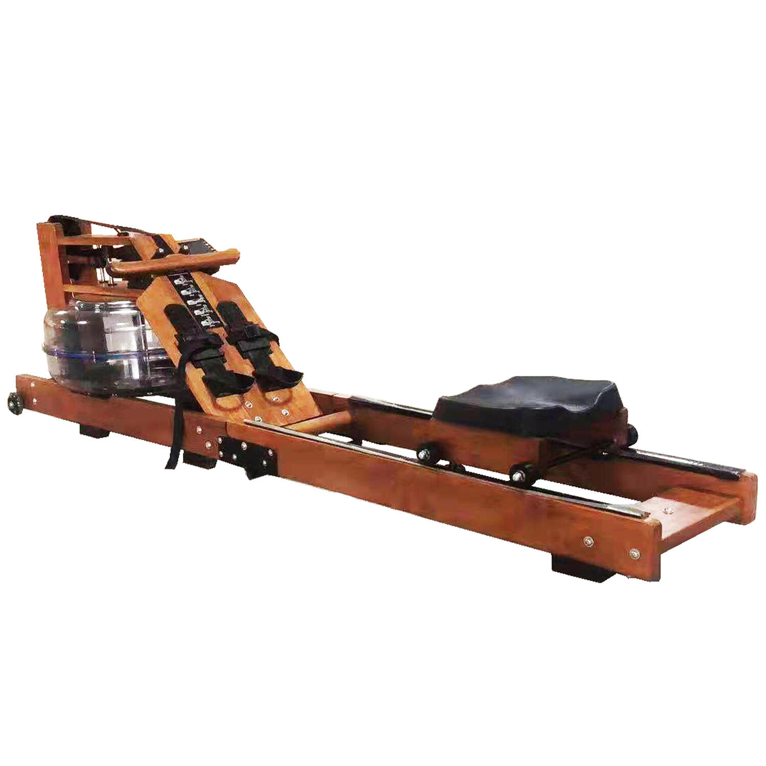 Clover Fitness - Rameur Pliant En Bois. Haut De Gamme, Bois Naturel. - Rameur - Marron - No Size - Decathlon