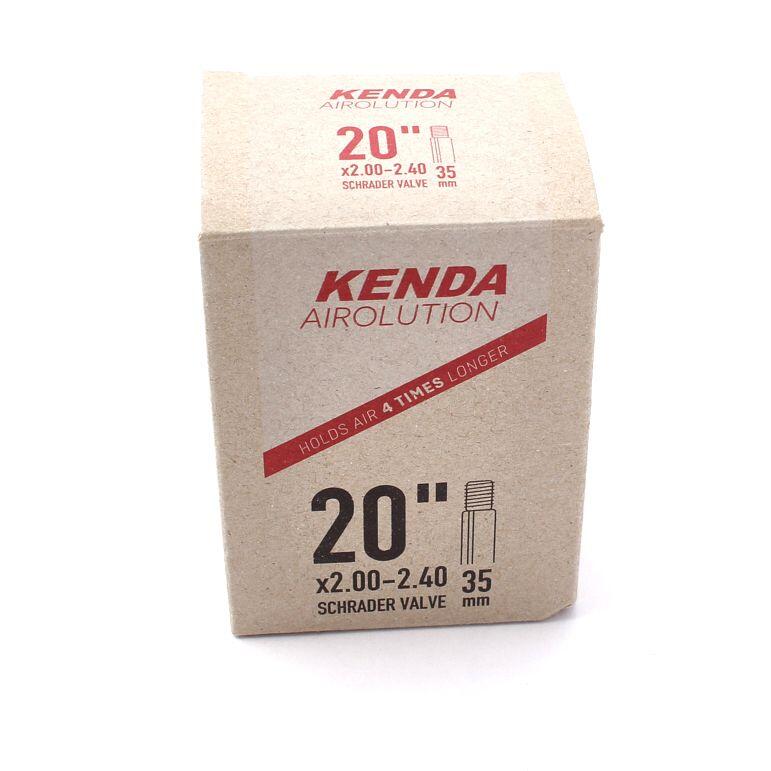 KENDA Airolution bicycle inner tube, 20 x 2.00–2.40 inches, AV