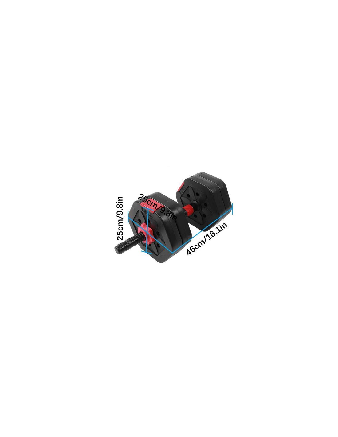 Set zeshoekige halters 25 kg. 5/5