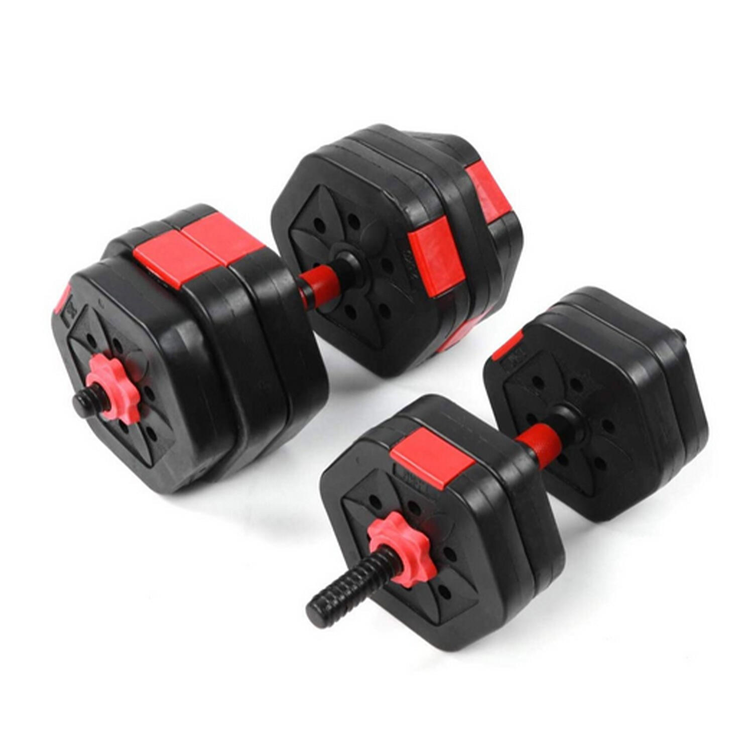 CLOVER FITNESS Juego de mancuernas hexagonales 25 kg.