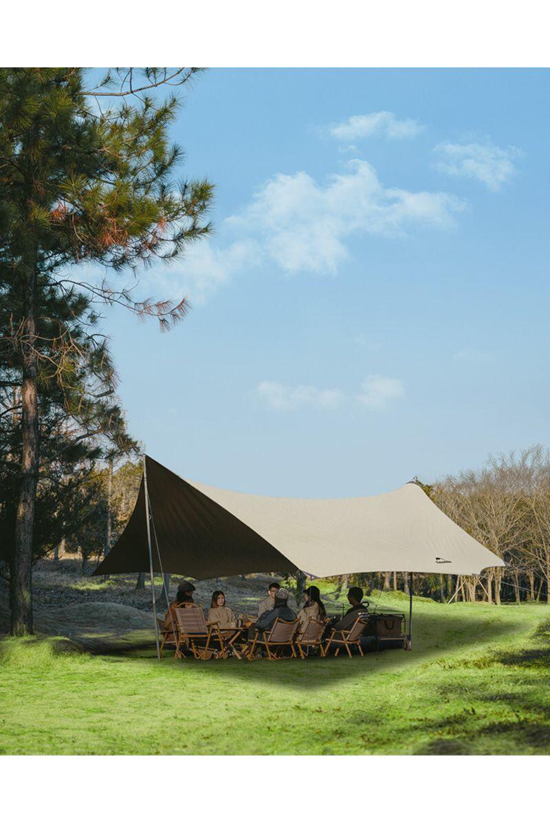 Tarp Naturehike Sky Ti Black Hexagon C2350Ws010 Khaki 2/2