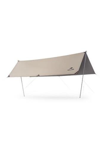 Tarp Campeggio Naturehike Sky Ti Black Quadrangle Khaki