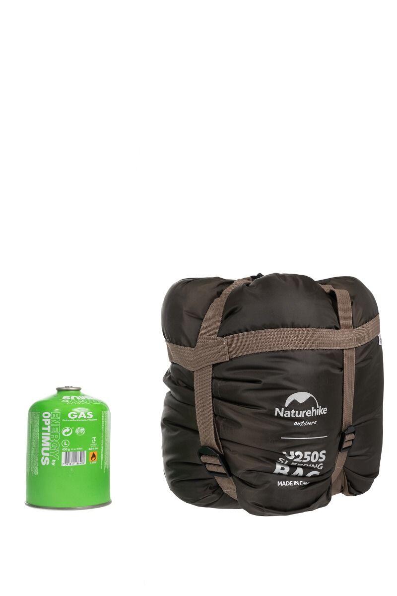Śpiwór turystyczny Naturehike U250 S NH20MSD07 190x75cm coffee lewy 5/5