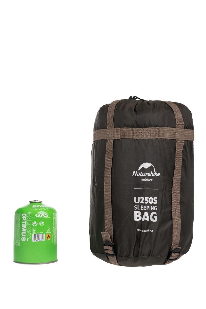 Śpiwór turystyczny Naturehike U250 S NH20MSD07 190x75cm coffee lewy 4/5