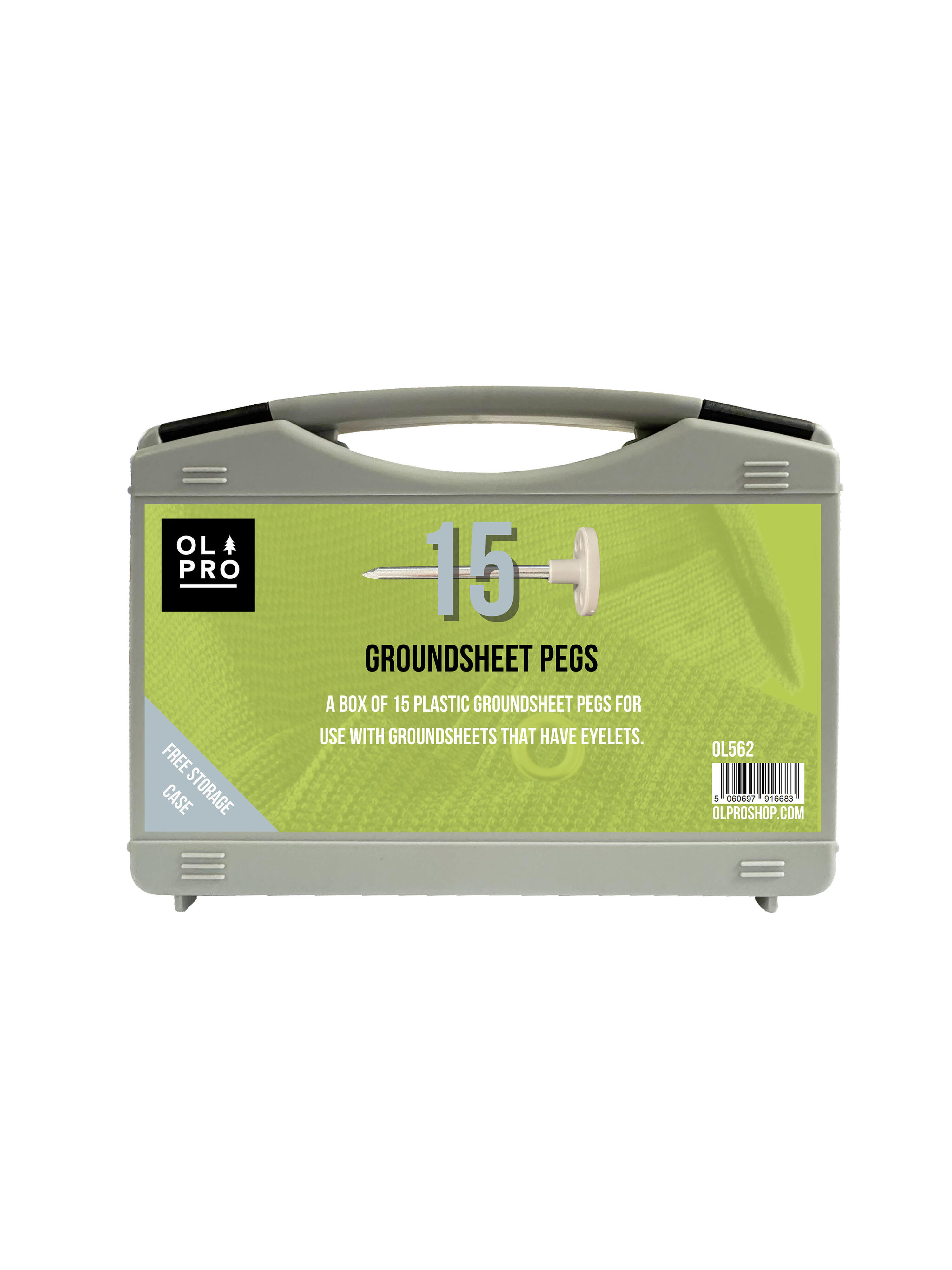 OLPRO OLPRO Case of 15 Heavy-Duty Groundsheet Pegs