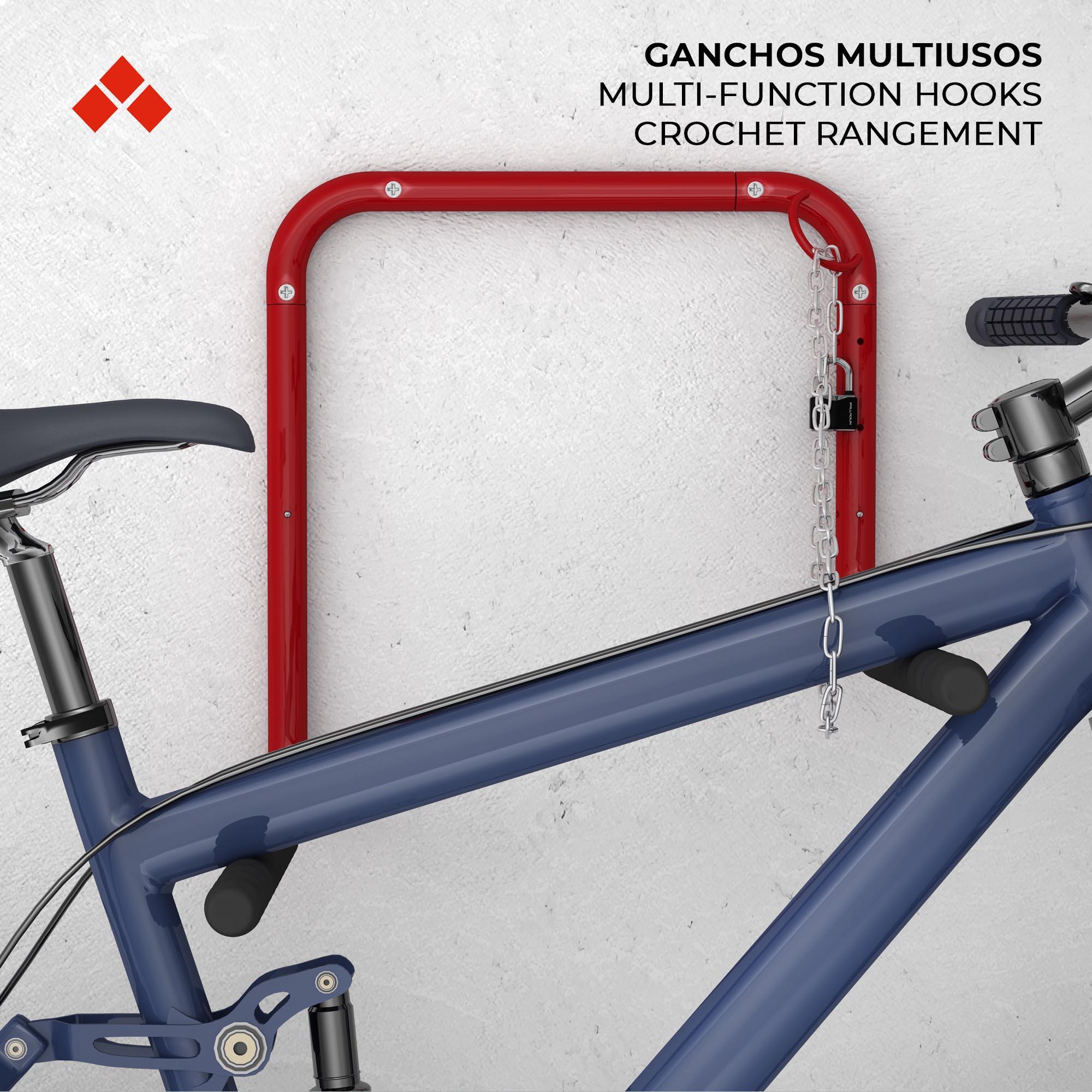Gancho Multiusos para Colgar en Pared | Fabricado en Acero | Acabado en Negro | 3/4
