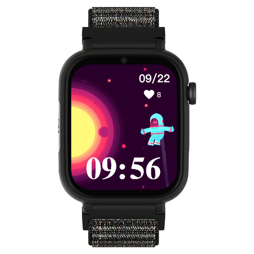 Reloj Inteligente KIDS PRO GPS & videollamadas negro/correa tela negra 2/6
