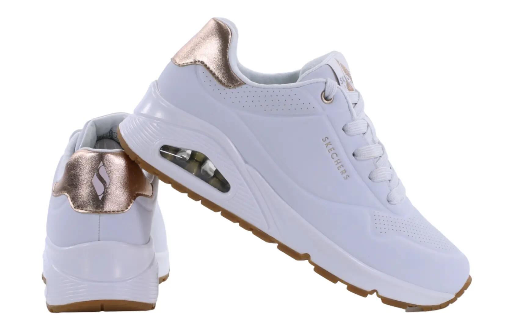 Buty na co dzień damskie SKECHERS UNO sneakersy 3/7