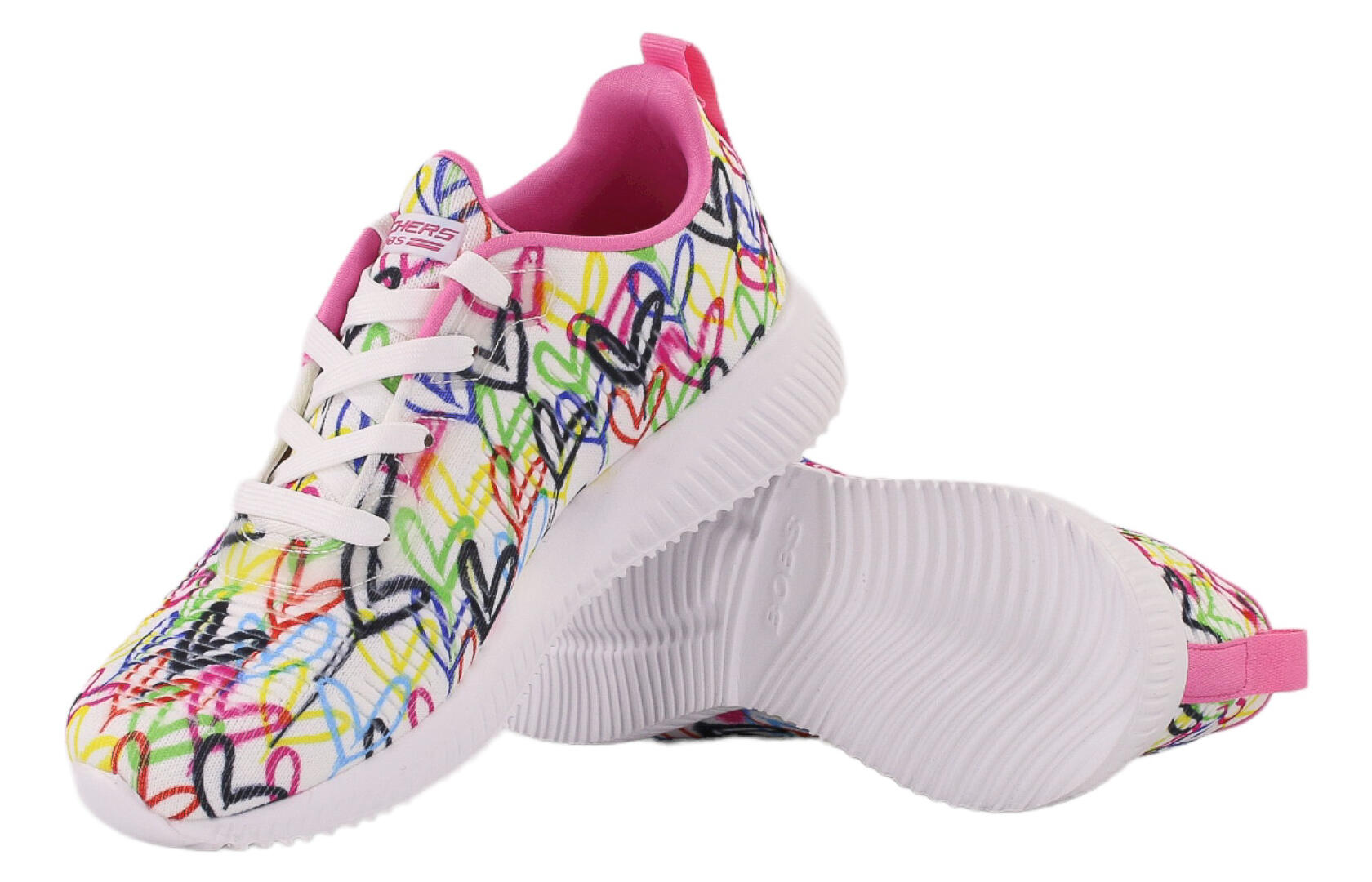 Buty na co dzień damskie SKECHERS BOBS SQUAD sportowe ozdobne 4/4