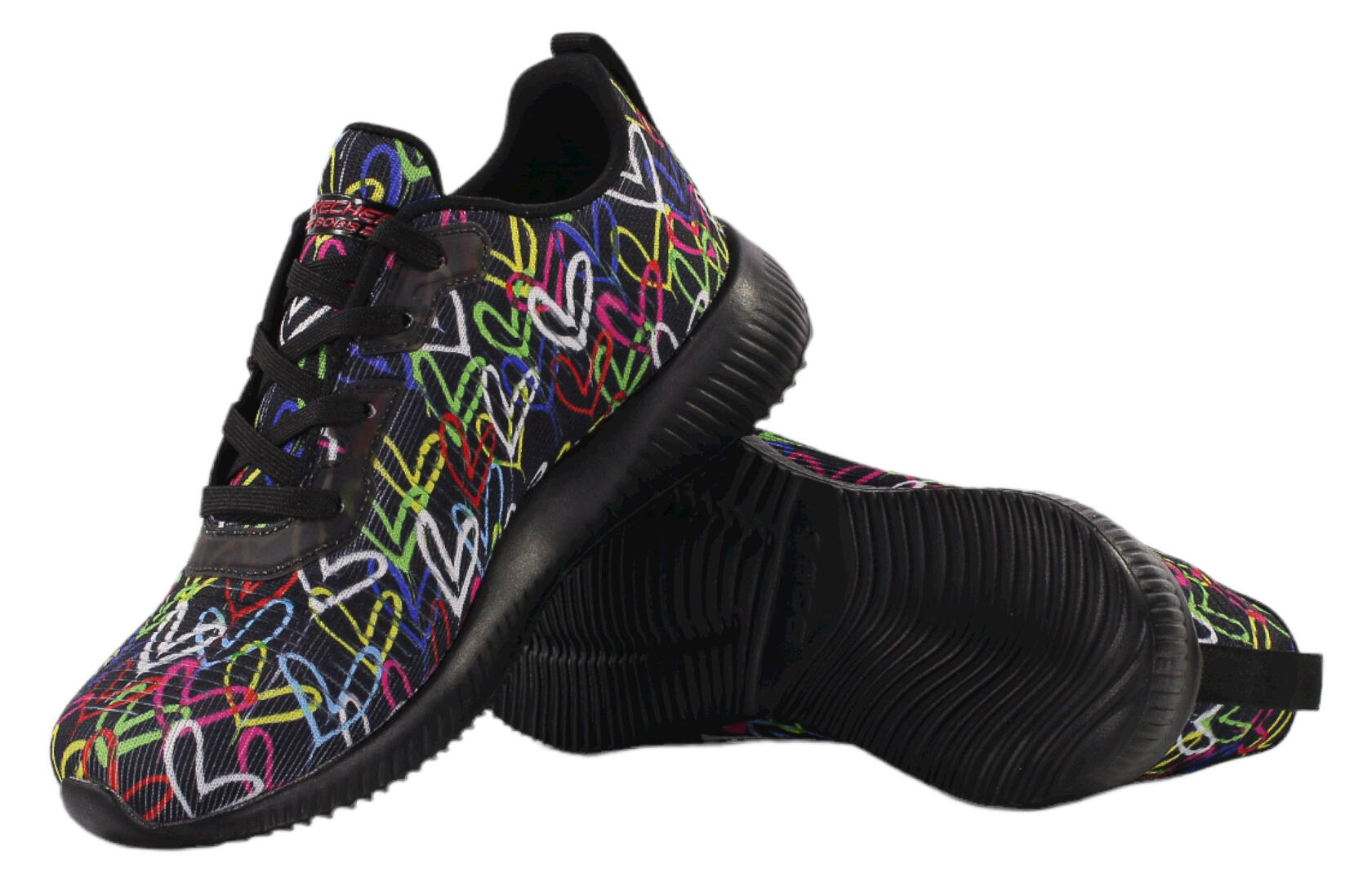 Buty na co dzień damskie SKECHERS BOBS SQUAD sportowe ozdobne 4/4