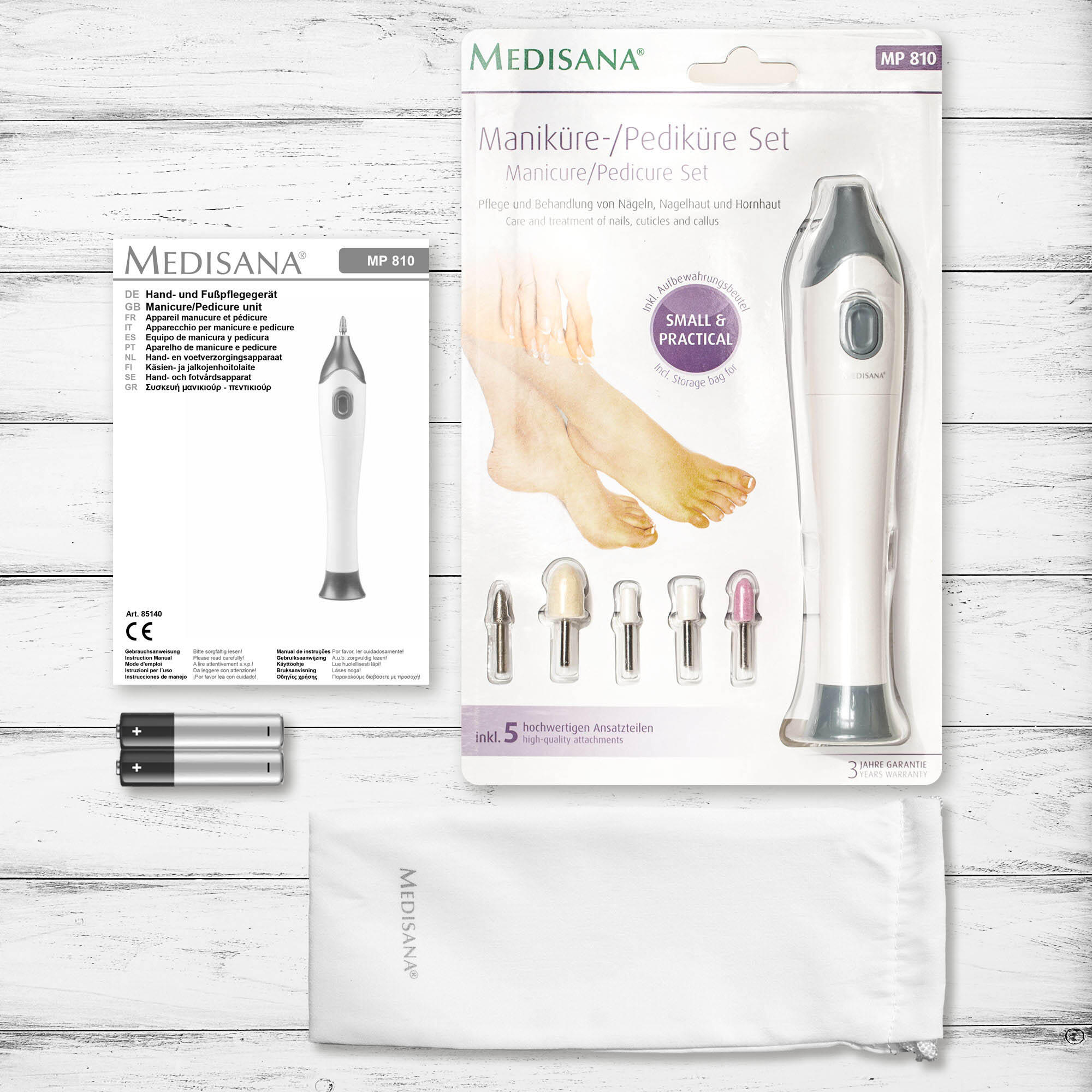 medisana MP 810 set de manucure & pédicure électrique 7/7