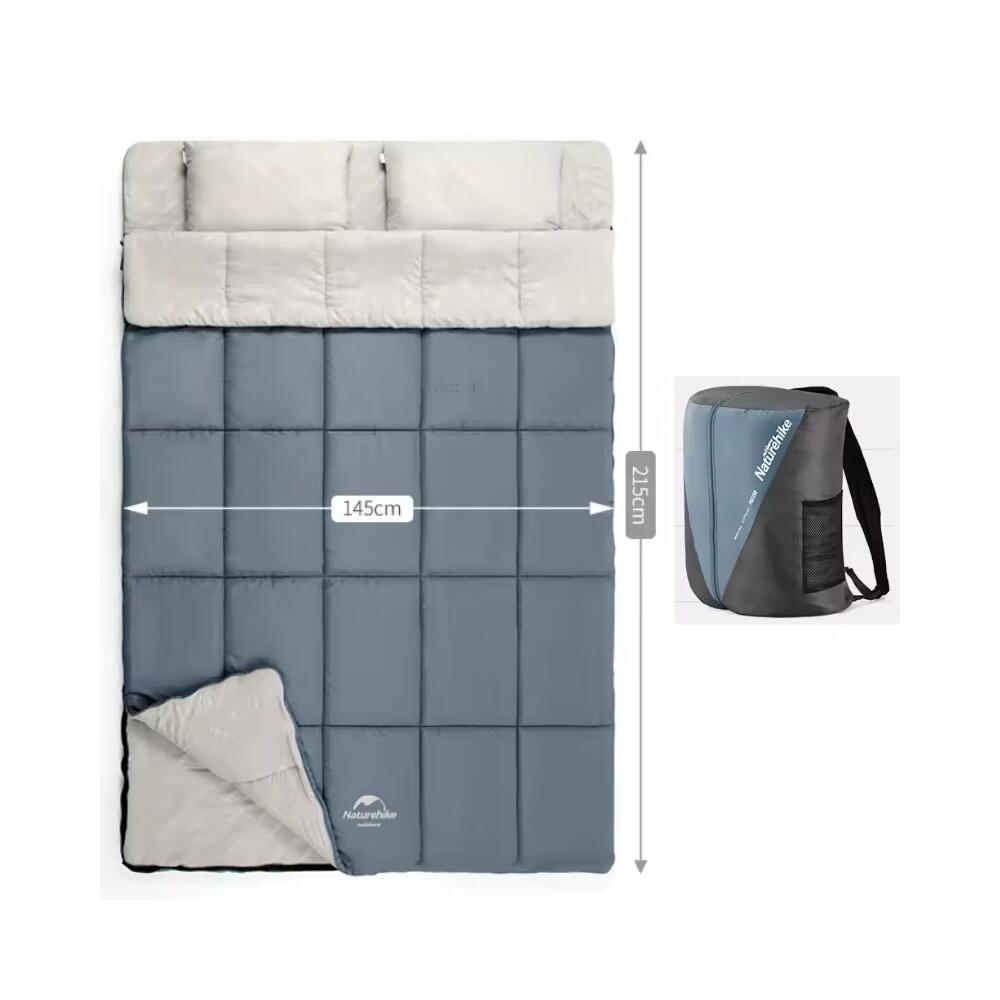 Spací pytel pro 2 osoby HD250 s polštáři 2/7