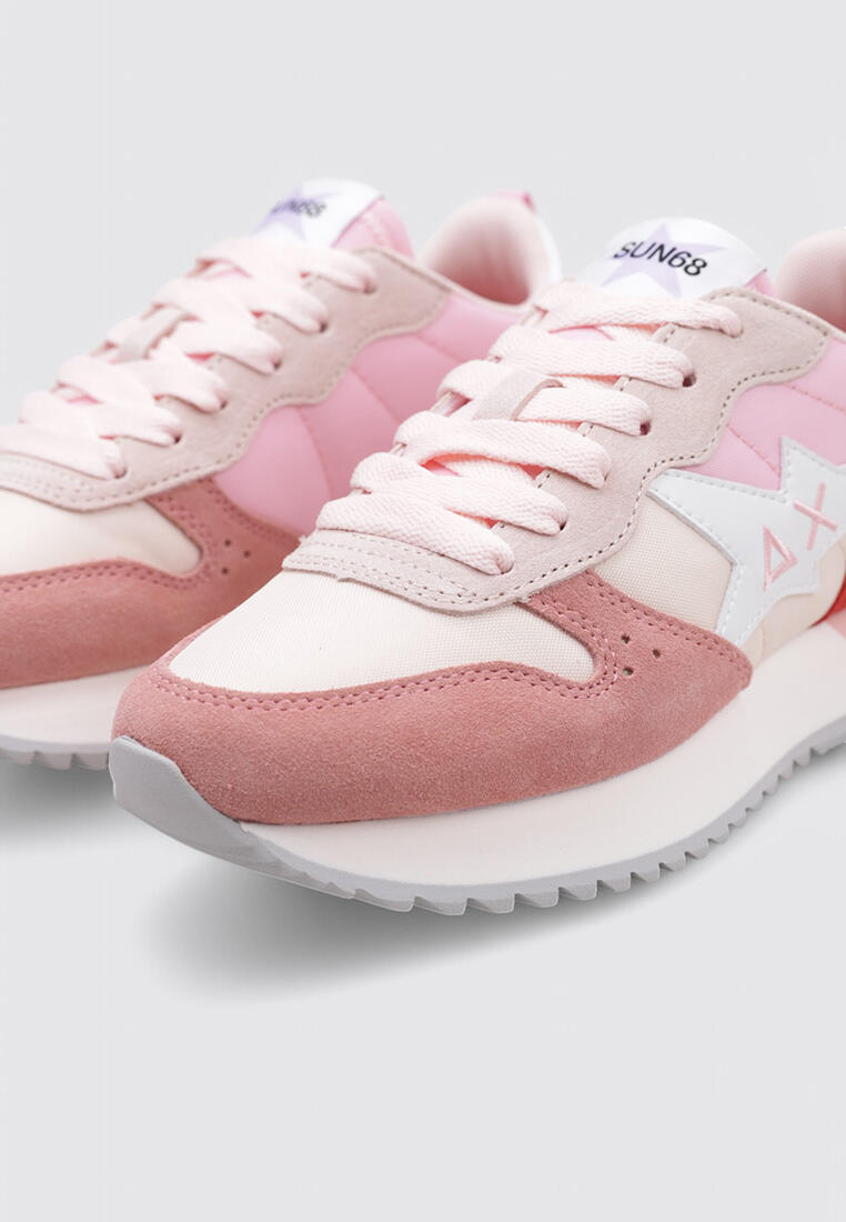 Chaussures Deportivas Mujer SUN68 STARGIRL MULTICOLOR Rose 3/4