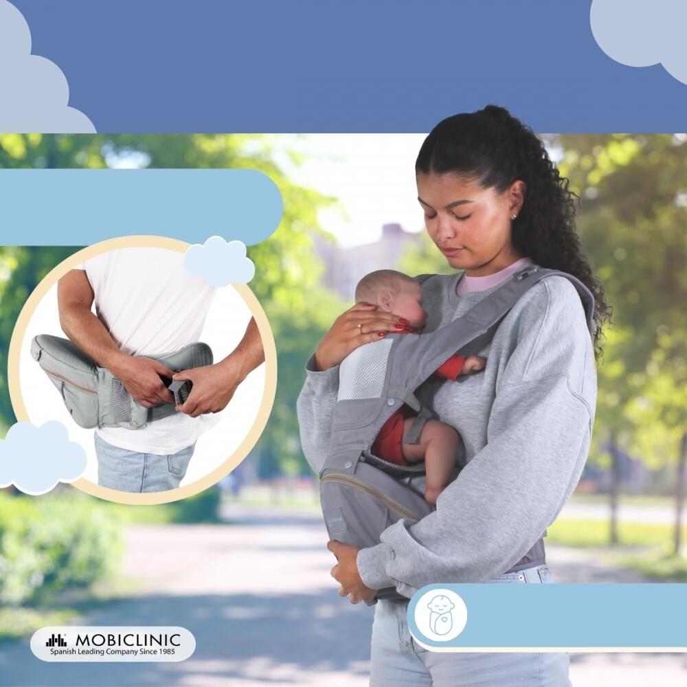 Marsúpio porta-bebés 6 em 1 ergonómico Mochila 0-36 meses Respirável Ajustávei 3/7
