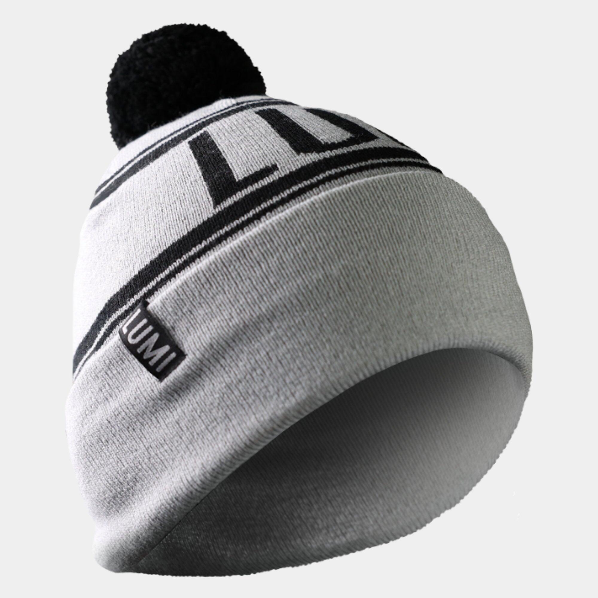 LUMI LUMI Grey Bobble Hat - Premium Winter Warmth for Active Lifestyles