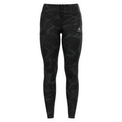 Collant Running Femme ODLO Zeroweight Print Noir