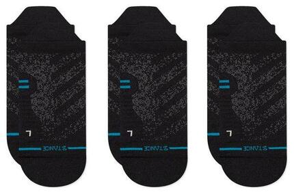 Chaussettes Stance Performance Run Ultra Light Tab Noir (3 paires)