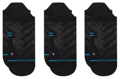 Stances performance run ultra light tab socks ( set van 3 paar ) zwart