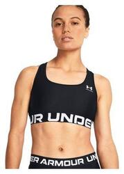 Brassière Under Armour HeatGear Armour Mid Branded Noir Femme