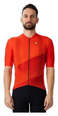 Alé web short sleeve jersey red