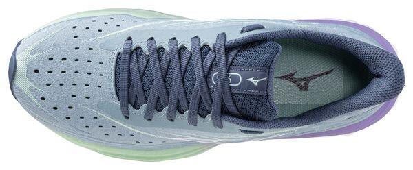 Mizuno Wave Skyrise 6 Running Shoes Blue/Purple Women's 3/7