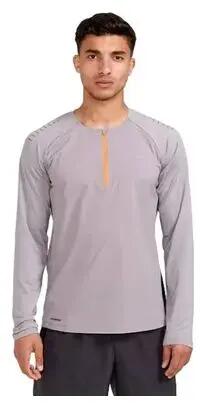 T-Shirt Craft Pro Trail Wind Homme manches longues gris