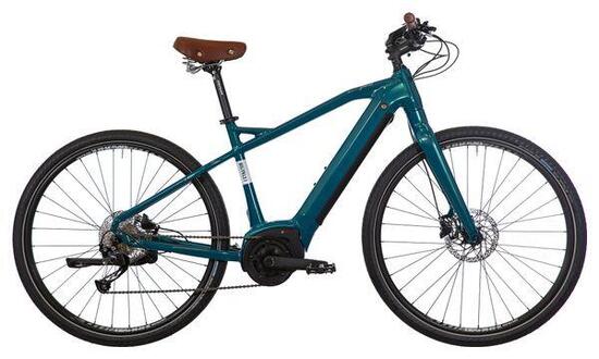 Vélo Fitness Électrique Bicyklet Gabriel Shimano Altus 9V 500 Wh 700 mm Turquois