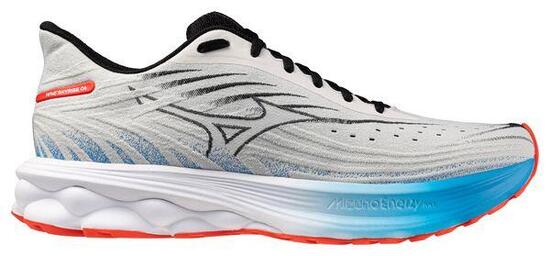 Mizuno Wave Skyrise 6 Scarpe da corsa Bianco/Blu/Rosso Uomo