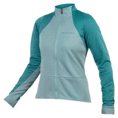 Maglia Endura GV500 a manica lunga da donna verde