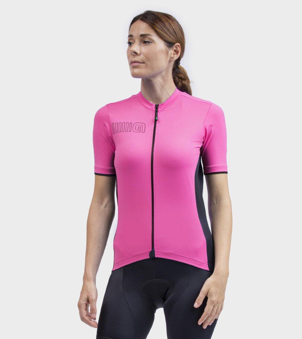 Maglia manica corta da donna Alé Color Block grigia 5/5