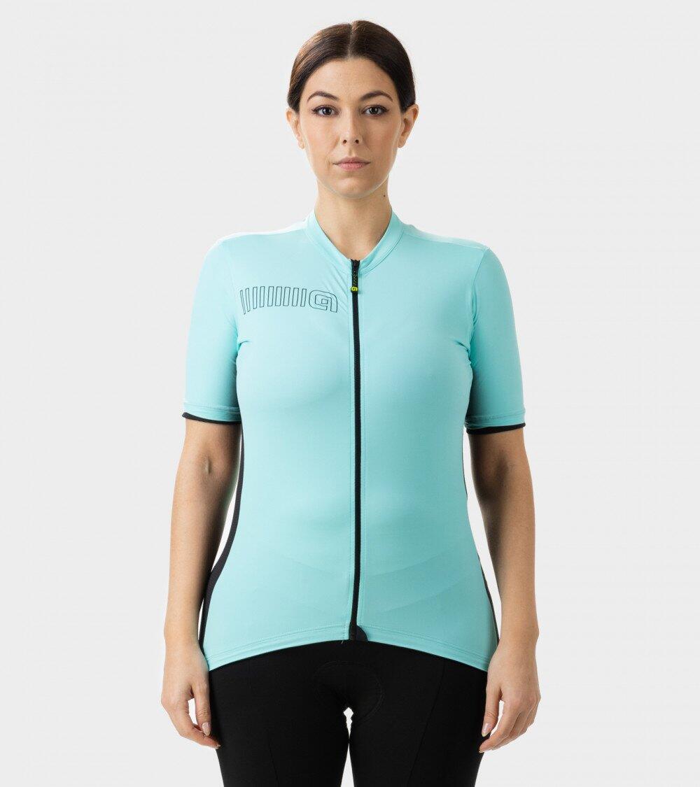 Maglia manica corta da donna Alé Color Block grigia 3/5