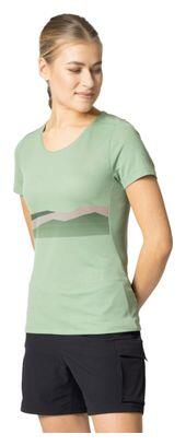 T-Shirt ODLO F-Dry Crest Print Donna Verde