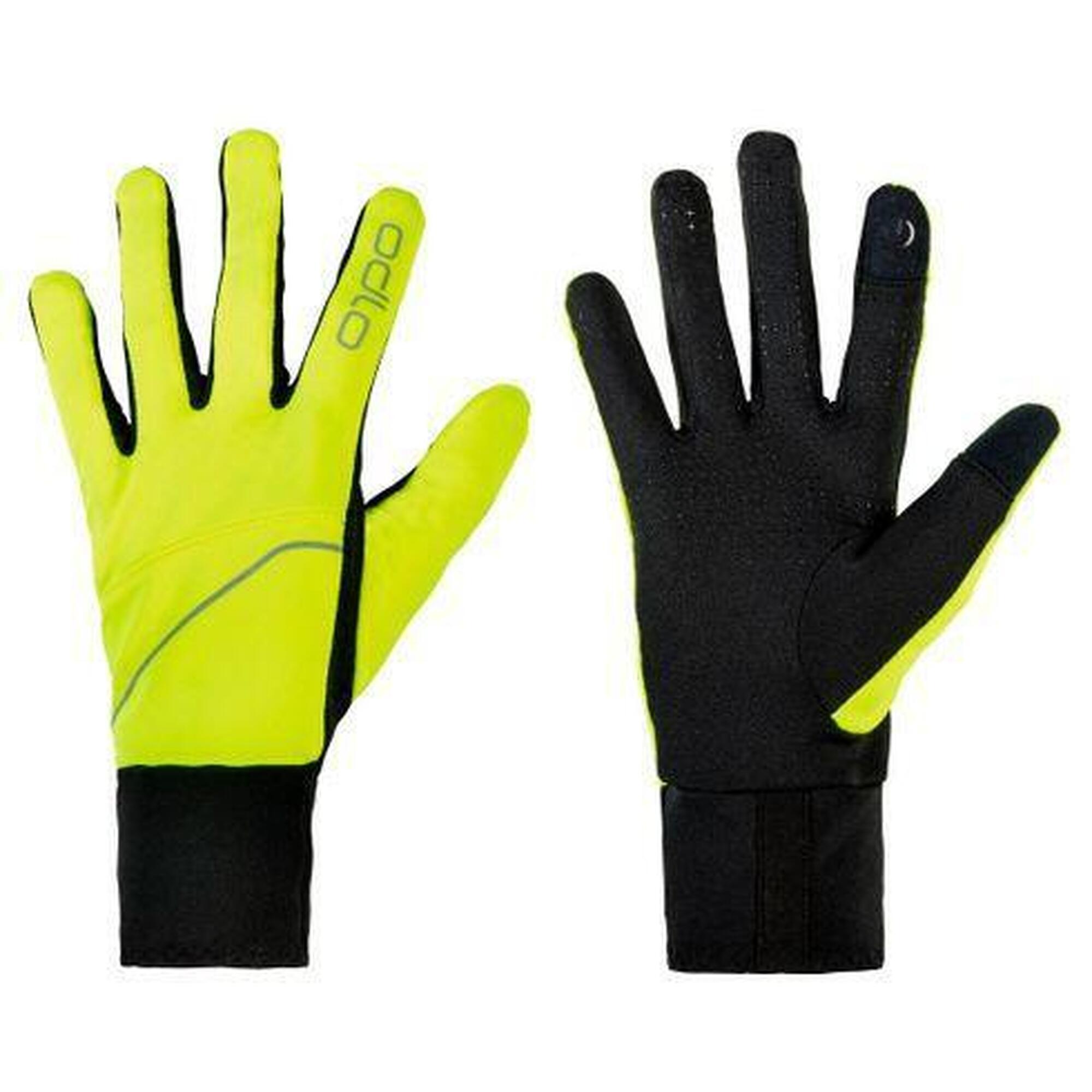 Gants Hiver Odlo Intensity Safety Light Jaune unisex