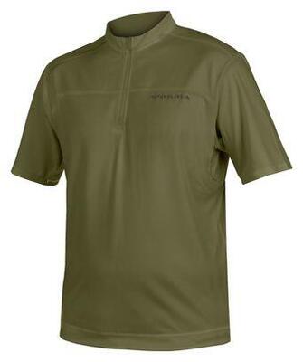 Endura hummvee korte mouw jersey olijfgroen