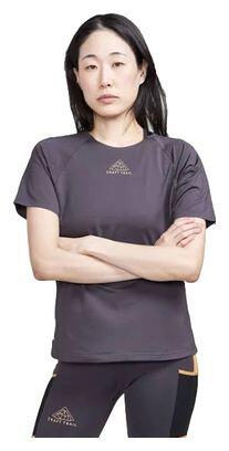 Craft Pro Trail Damen T-Shirt kurzarm Schwarz, Gr. S