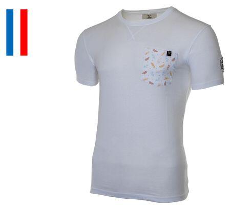T-Shirt LeBram a manica corta con tasca Lafaye Bianco