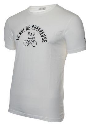 T-Shirt LeBram x Sports d'Époque Roi de Chevreuse Blanc Marshmallow