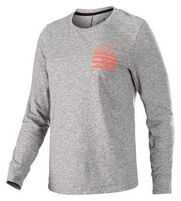 Maglia donna Alpinestars Merino manica lunga grigio/corallo XS