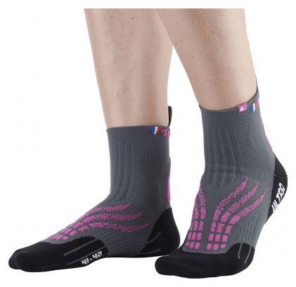 Chaussettes De Running Monnet Run Ultra Gris 3/5