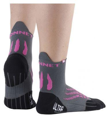 Chaussettes De Running Monnet Run Ultra Gris 4/5
