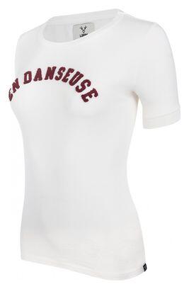 T-Shirt Manches Courtes Femme LeBram En Danseuse Blanc Marshmallow