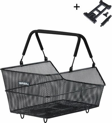 Panier vélo Basil Cento MIK noir mat acier